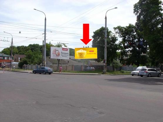 Фото рекламной плоскости по адресу Леваневского ул. / Троицкая  ул. / Харитоненко ул. (бывш. Краснозвездная ул.), в центр