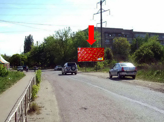 Фото рекламной плоскости по адресу Закарпатская ул. / ул. Гвардейская, возле супермаркета "Дастор"