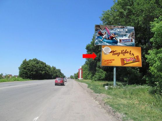 Фото рекламной плоскости по адресу Немировское шоссе, въезд в город, нижний