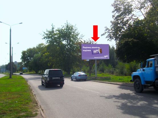 Фото рекламной плоскости по адресу Тиражная ул., 20, напротив, в сторону ГЭС