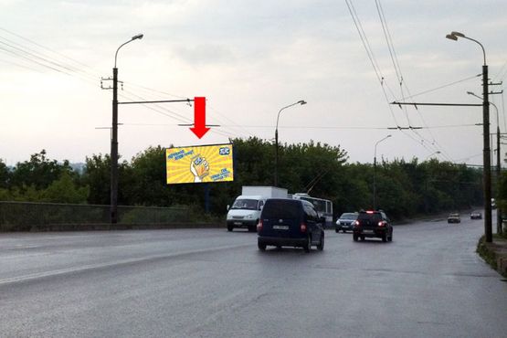 Фото рекламной плоскости по адресу Владимира Кн. пр., возле ж/д путепровода