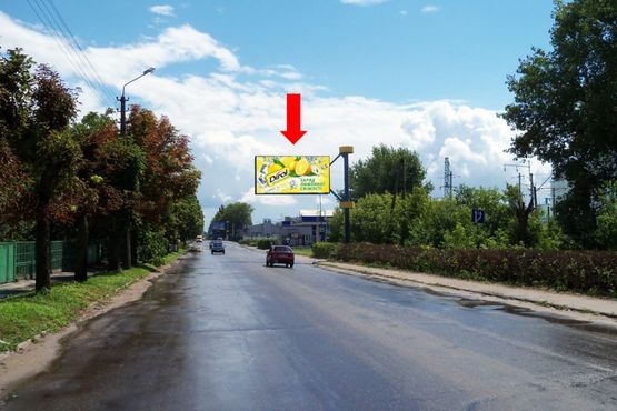 Фото рекламной плоскости по адресу Сквирское шоссе, возле АЗС "ТНК"