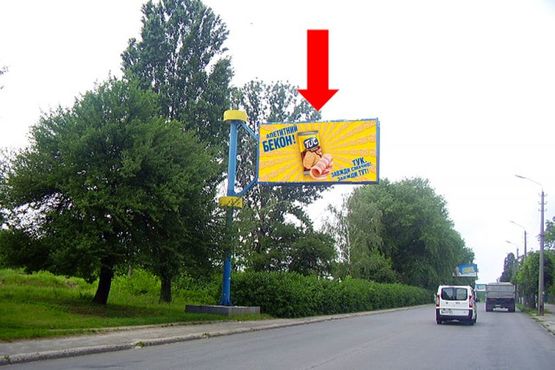 Фото рекламної площини за адресою Сквирское шоссе, 10