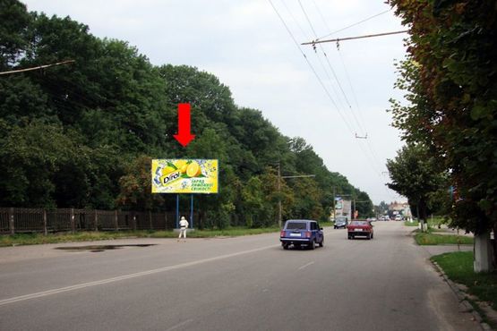 Фото рекламной плоскости по адресу Александрийский бул. (бывш. 50-летия Победы бул.), возле дендропарка "Александрия"