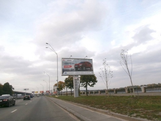 Фото рекламної площини за адресою Набережное шоссе(500м от Наводницк. парка)