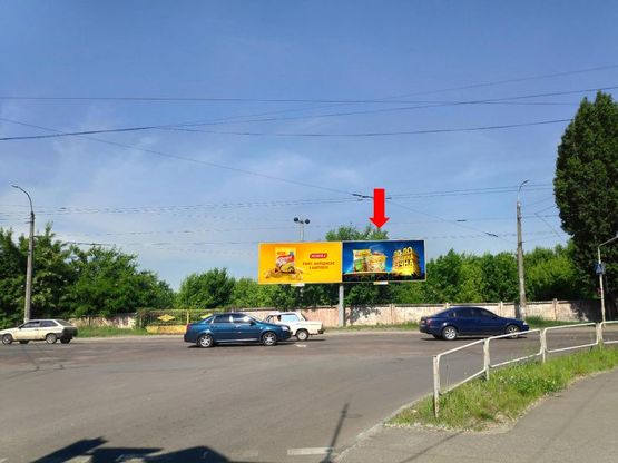 Фото рекламной плоскости по адресу Толстого Л. ул. / ул. Щорса, правый