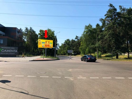 Фото рекламной плоскости по адресу Благовестная ул. / Можайского ул., из центра