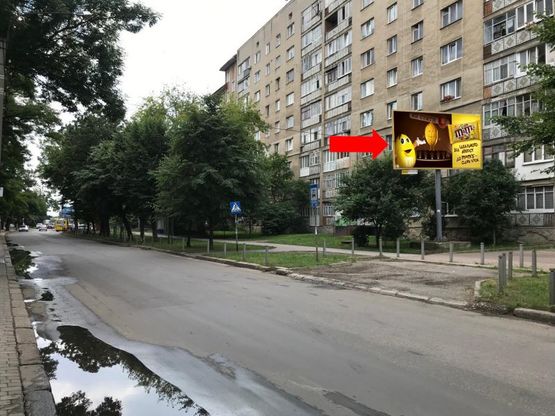 Фото рекламной плоскости по адресу Коновальца ул., возле Областной детской больницы