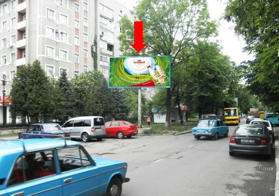 Фото рекламной плоскости по адресу Коновальца ул., возле Областной детской больницы