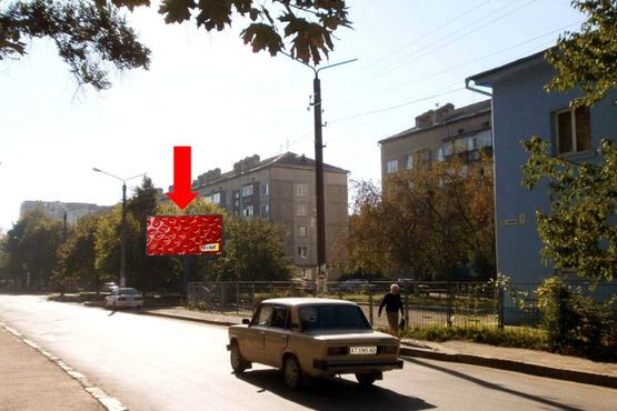 Фото рекламной плоскости по адресу Хоткевича ул., 76, возле универсама "Дарницкий", СТО