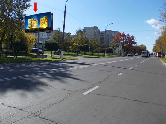 Фото рекламної площини за адресою Пушкина ул., возле инженерного корпуса, супермаркета "Фаворит"