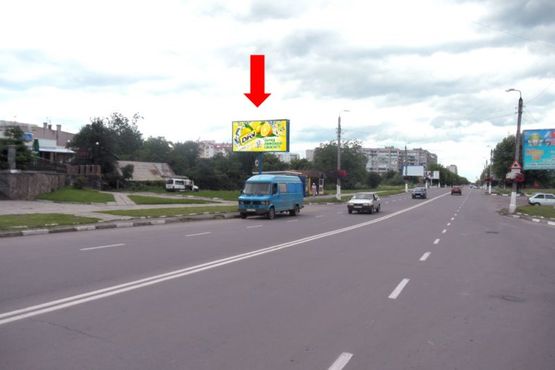 Фото рекламної площини за адресою Евшана ул. / пл. Шептицкого, возле магазина "Фуршет", район Стожары