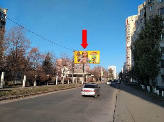 Фото рекламної площини за адресою Григоровское шоссе, 57 - ул. Камская, в центр