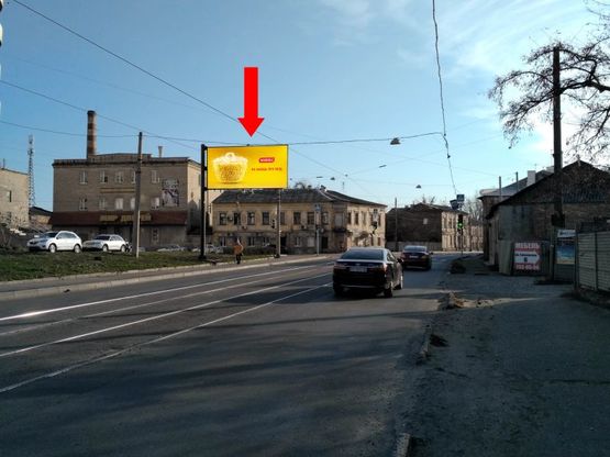 Фото рекламної площини за адресою Грековская ул. - пер. Ващенковский, на светофоре, из центра