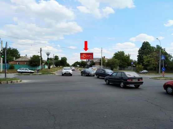 Фото рекламної площини за адресою Краснодарская ул. / пр. Ландау, из центра