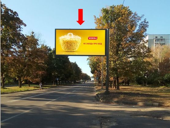 Фото рекламної площини за адресою Гвардейцев Широнинцев ул., 9 в сторону Салтовского шоссе