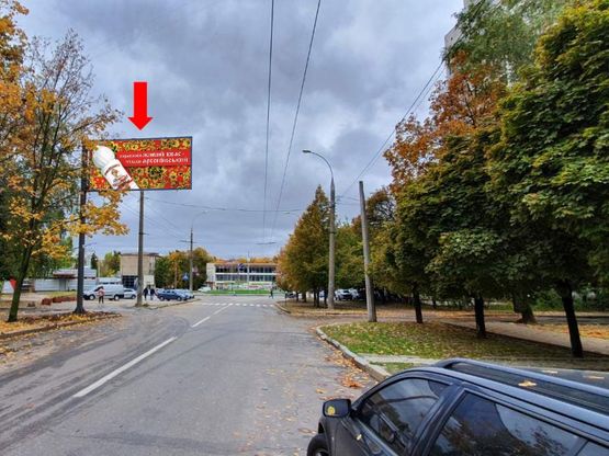 Фото рекламной плоскости по адресу Космонавтов ул. 2 - ул. 23 августа, в центр