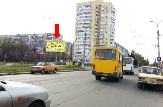 Фото рекламной плоскости по адресу 49-й Гвардейской дивизии ул. / Покрышева ул., в центр