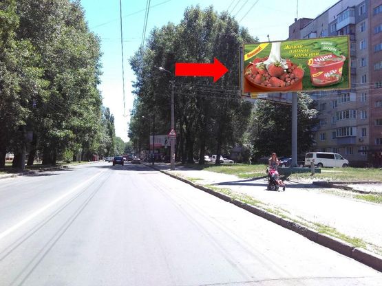 Фото рекламної площини за адресою Курчатова ул., 1-А, возле магазина "Тритон"