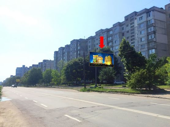 Фото рекламной плоскости по адресу Прибужская ул., 22, из центра