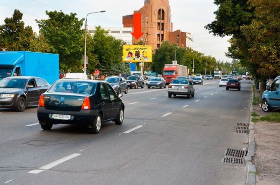 Фото рекламной плоскости по адресу Скляренко ул., 5, в сторону Бандеры пр. (бывш. Московский пр.)