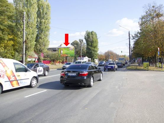 Фото рекламной плоскости по адресу Киевский Шлях ул., 13, напротив ТРЦ "Аэромолл", супермаркетов "Экомаркет", "Novus", в сторону Харькова