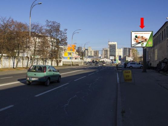 Фото рекламної площини за адресою Брожко ул. (бывш. Кировоградская ул.), 100м. до ул. Изюмская, в сторону ул. Гринченко
