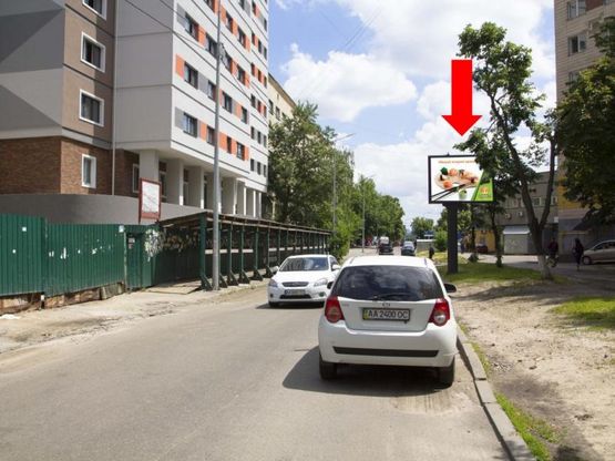 Фото рекламной плоскости по адресу Выборгская ул., 1, КПИ, в сторону ул. Янгеля