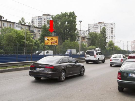 Фото рекламной плоскости по адресу Курбаса пр., 5, в сторону Кольцевой дороги