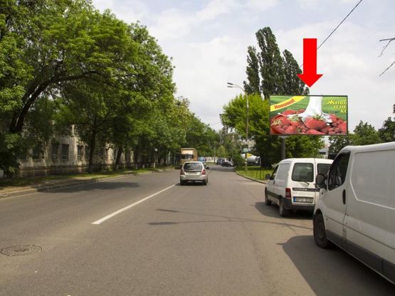 Фото рекламної площини за адресою Жмеринская ул., 26 - ул. Героев Космоса, в сторону ул. Святошинская