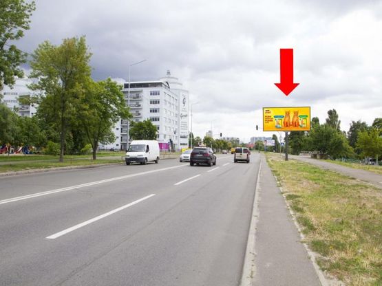 Фото рекламной плоскости по адресу Радужная ул., 21 - ул. Микитенко, к бул. Перова