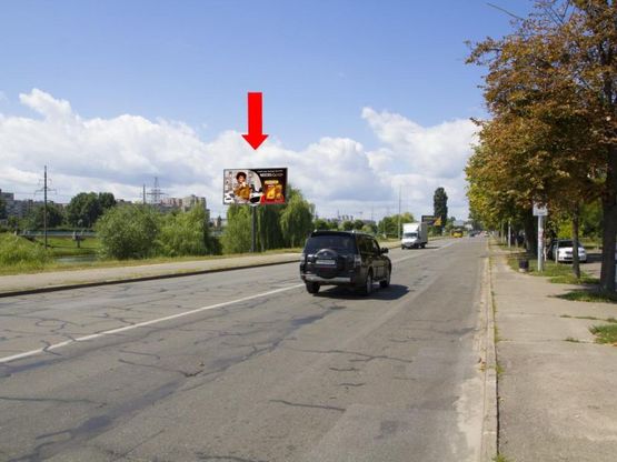 Фото рекламной плоскости по адресу Закревского ул., 15, напротив, в сторону пр. Маяковского