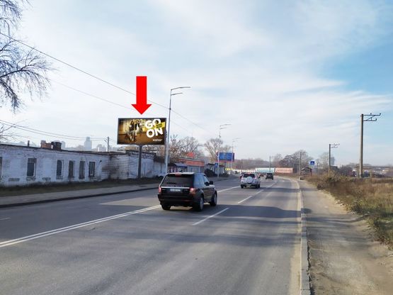 Фото рекламной плоскости по адресу Электриков ул., 12, напротив, в сторону ул. Новоконстантиновской