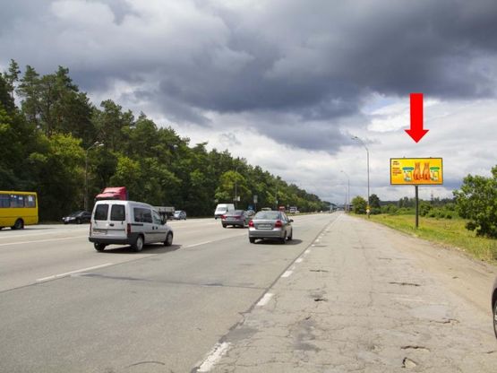 Фото рекламної площини за адресою Броварской пр., возле магазина "Flagman", в центр
