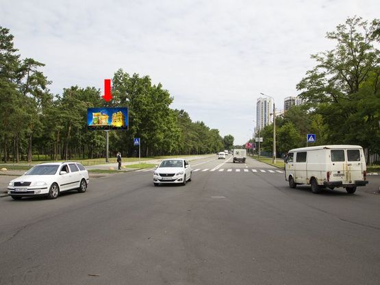 Фото рекламної площини за адресою Жмаченка ул., 9, в сторону сторону ул. Курнатовского