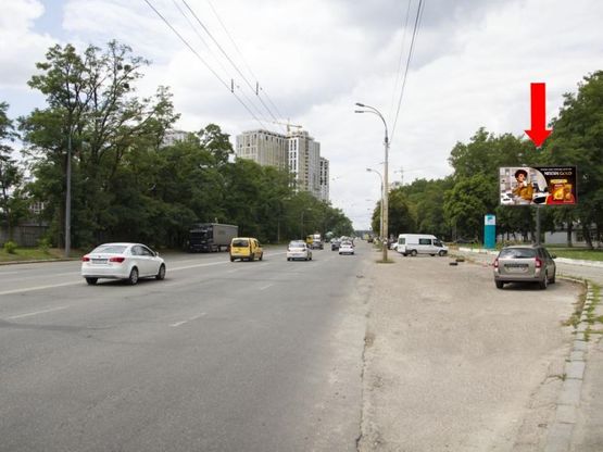 Фото рекламной плоскости по адресу Правды пр., 80, в сторону ул. Гречка