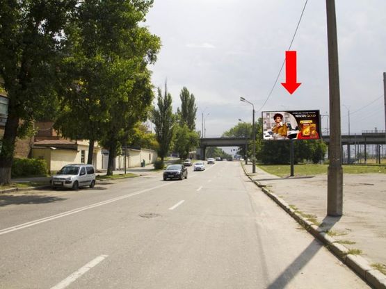 Фото рекламной плоскости по адресу Железнодорожное шоссе, 55, супермаркет "Велика Кишеня", в сторону ул. Бойчука (бывш. Ул. Киквидзе)
