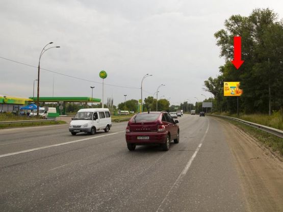 Фото рекламной плоскости по адресу Заболотного ул., 31е, АЗС "WOG", в сторону Столичного шоссе