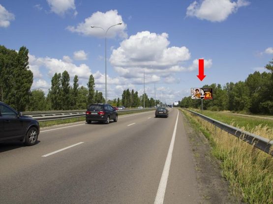 Фото рекламной плоскости по адресу Богатырская ул., в сторону Вышгорода