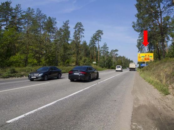 Фото рекламной плоскости по адресу Гостомельское шоссе, 3 км. от Киева, в сторону Ирпеня, Гостомеля, Бучи