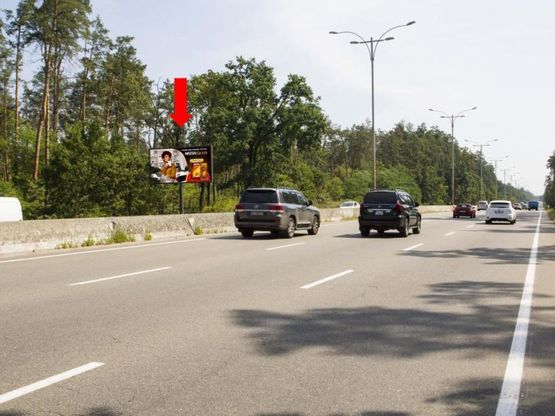 Фото рекламної площини за адресою Большая Кольцевая дорога, 2 км. от Пущи Водицы , в сторону ул. Газопроводной, Минского пр.