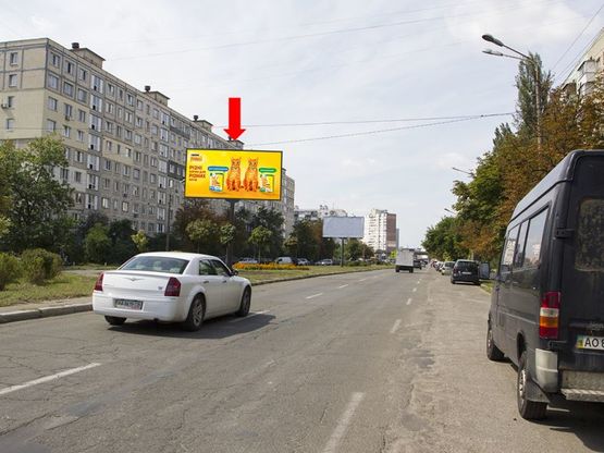 Фото рекламной плоскости по адресу Шолом-Алейхема ул., 8, разделитель, в сторону ул. Милютенко