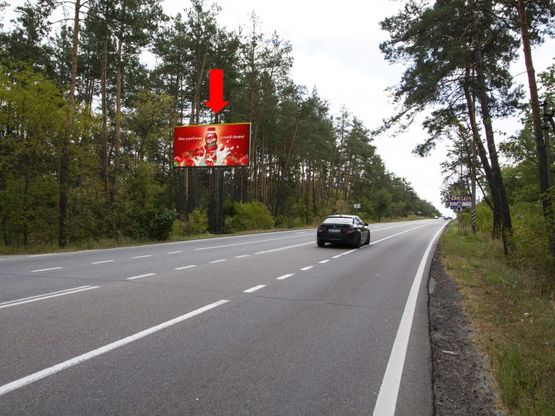Фото рекламной плоскости по адресу Столичное шоссе, 100 м за Олимпийским мишкой, из Киева