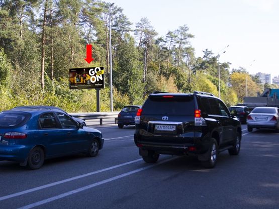 Фото рекламної площини за адресою Победы пр., 600 м.  до ул. Ушакова, в центр