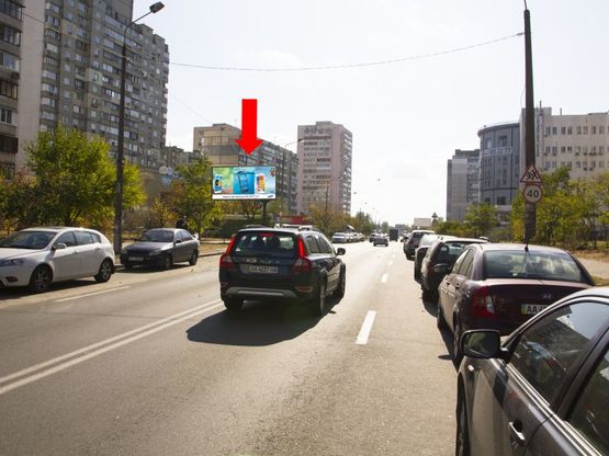 Фото рекламної площини за адресою Руденко ул. 7, в сторону ул. Вишняковской