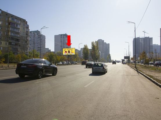 Фото рекламної площини за адресою Ревуцкого ул. 29, в сторону ст.м. "Харьковская", пр. Бажана