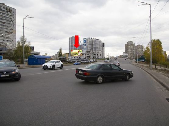 Фото рекламной плоскости по адресу Ревуцкого ул. 42-В, ст.м. "Харьковская", в сторону пр. Бажана