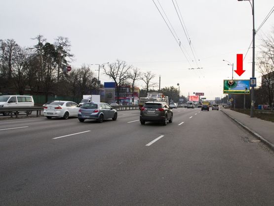 Фото рекламної площини за адресою Кольцевая дорога - ул. Котельникова, в сторону пл. Одесской