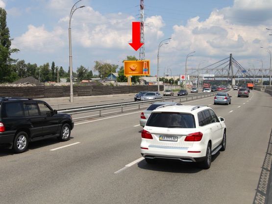 Фото рекламної площини за адресою Набережно-Рыбальская ул., 100м до поворота на Электриков ул., в сторону Героев Сталинграда пр.