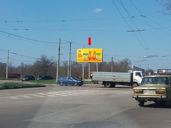 Фото рекламной плоскости по адресу Тельнова ул. (бывш. Правды пр.) / Мурманская ул., возле АЗС "Альянс"